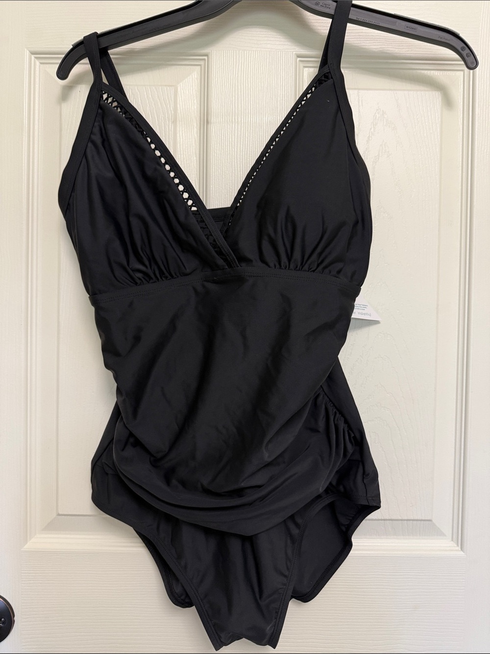 Women’s Black One-Piece Swimsuit - Classic Solid Style
